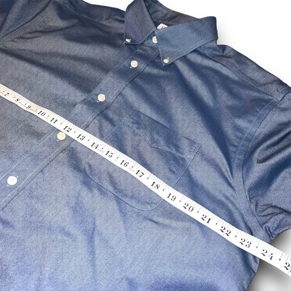 L.L. Bean Blue Casual Button Down Shirt Timeless Design - Picture 5 of 7